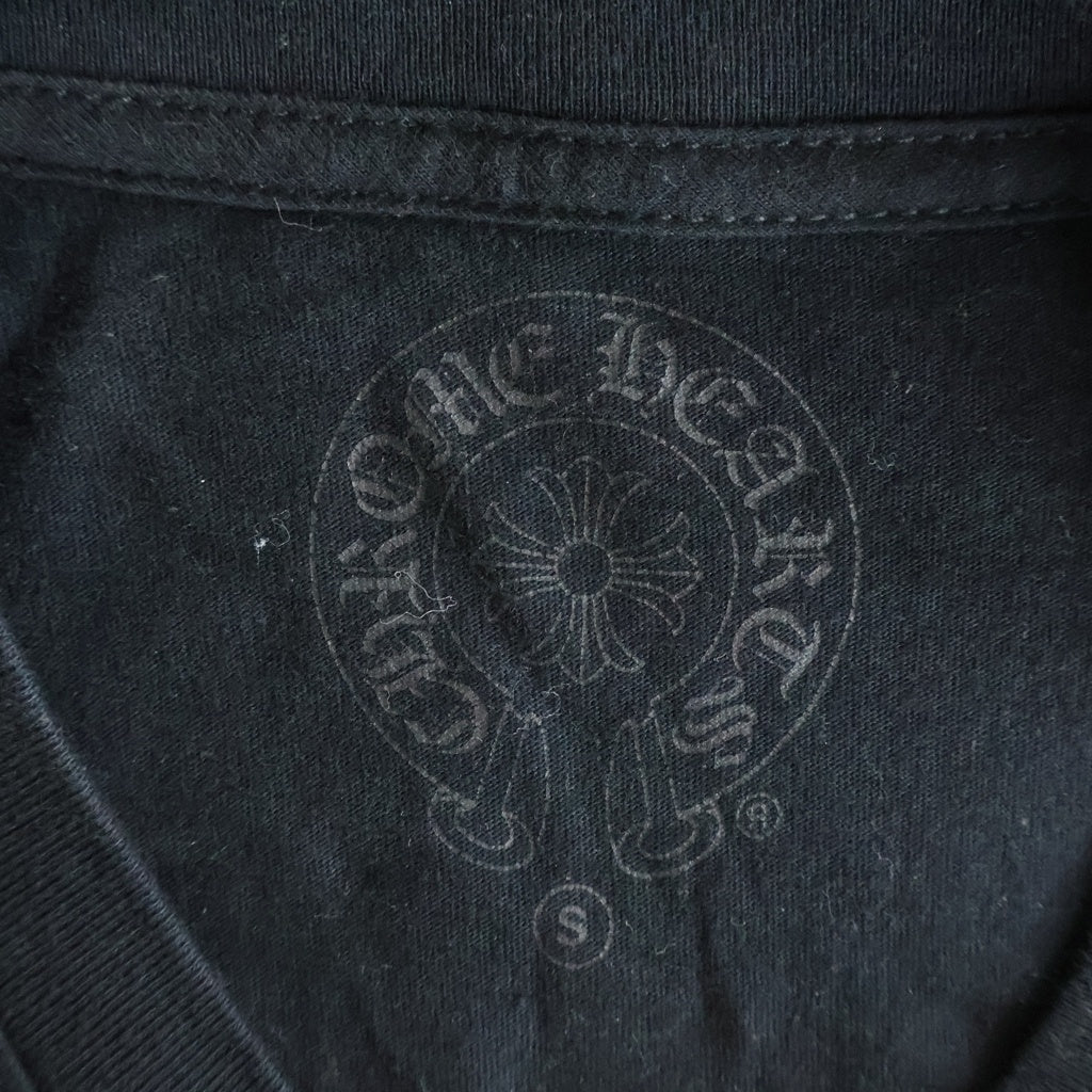 CHROME HEARTS(クロムハーツ) バックホースシュースターTシャツ カットソー ブラック #S