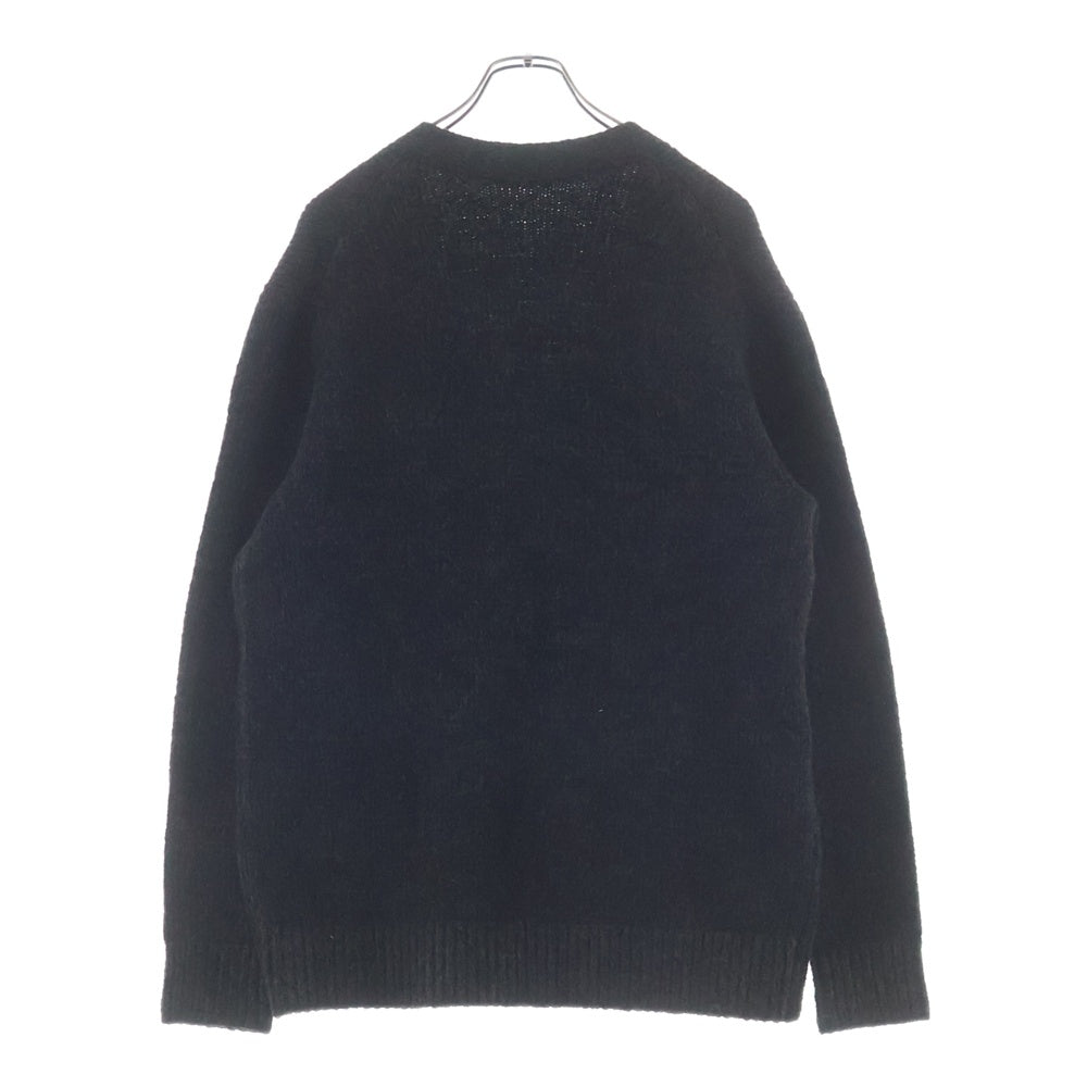 Acne Studios(アクネ ストゥディオズ) ウールブレンド Vネックニットカーディガン セーター ブラック FN-MN-KNIT000308