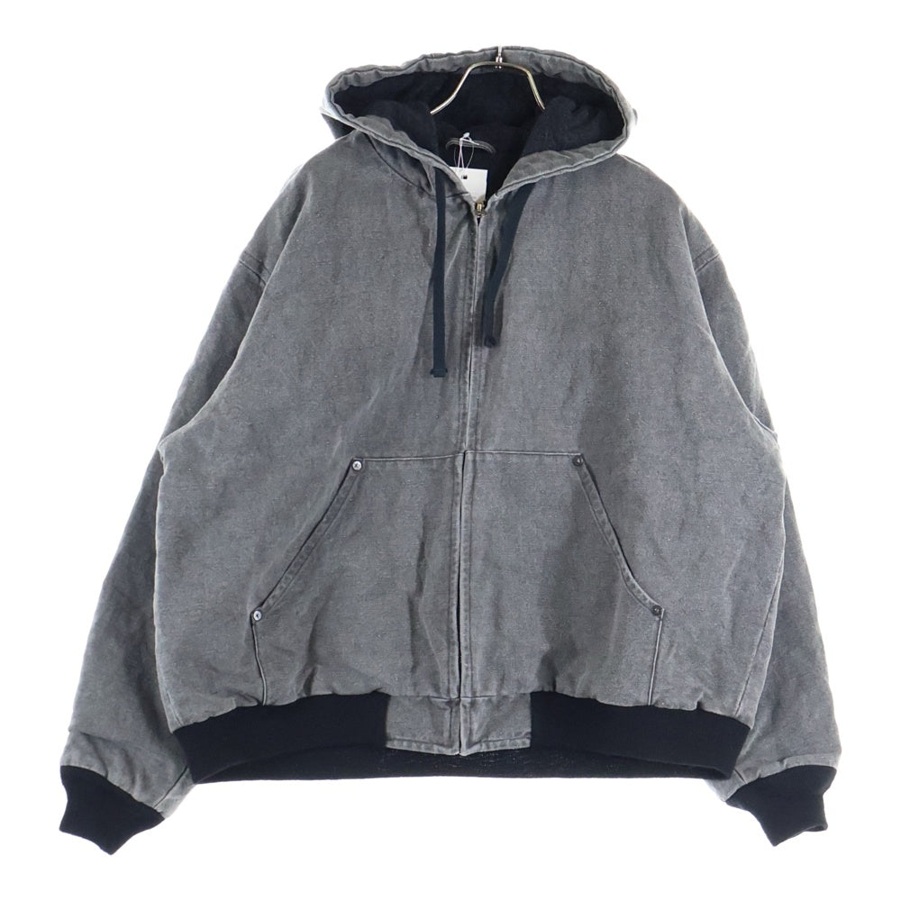 KAPTAIN SUNSHINE(キャプテンサンシャイン) 25AW Cotton Hemp Hoody Jacket コットンヘンプフーディージャケット グレー KS25FJK15