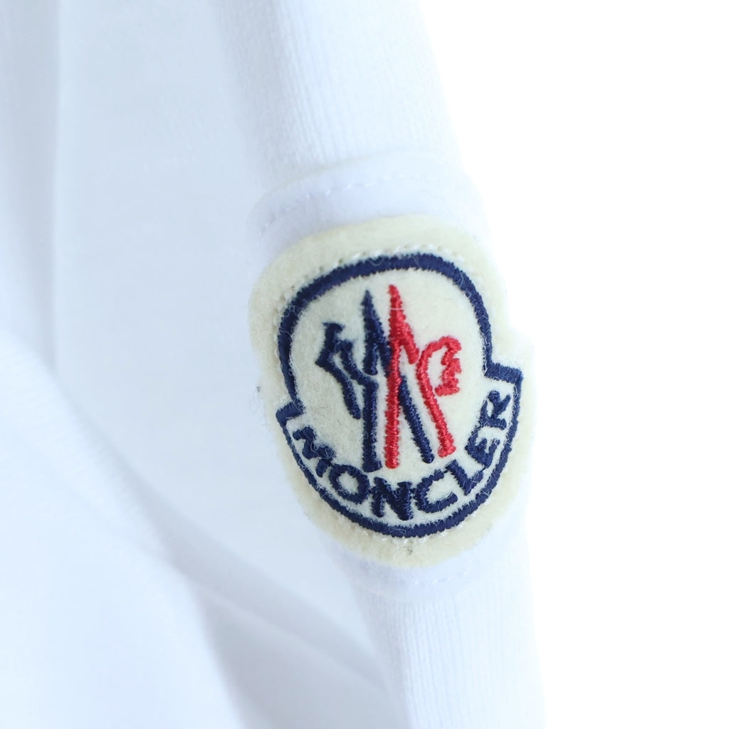 MONCLER(モンクレール) 22AW ダックプリント プルオーバースウェットパーカー フーディー ホワイト H20918G00038 809KR