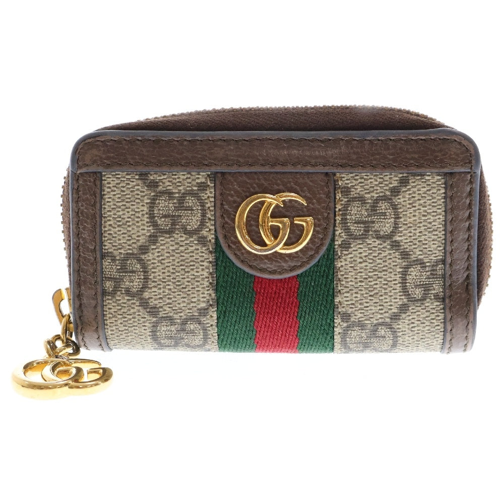 GUCCI(グッチ) オフディアGGスプリーム レザーコインケース ベージュ 523157