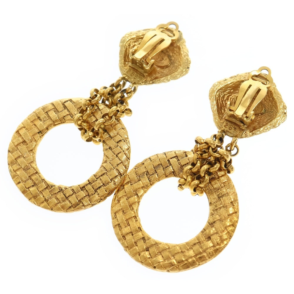 CHANEL(シャネル) ココマーク フープ イヤリング ゴールド GP ヴィンテージ アクセサリー 29