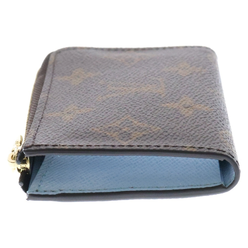 LOUIS VUITTON(ルイヴィトン) モノグラム カードキーケース ポルト クレ・ノア オランプブルー ブラウン PVC M83612
