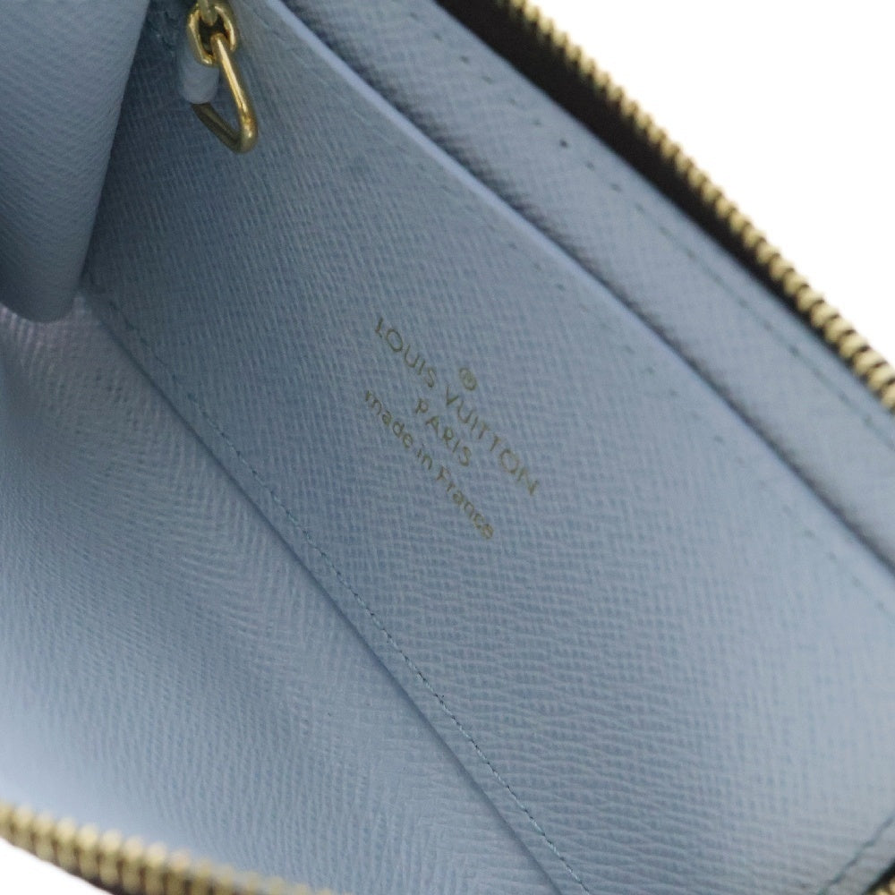 LOUIS VUITTON(ルイヴィトン) モノグラム カードキーケース ポルト クレ・ノア オランプブルー ブラウン PVC M83612