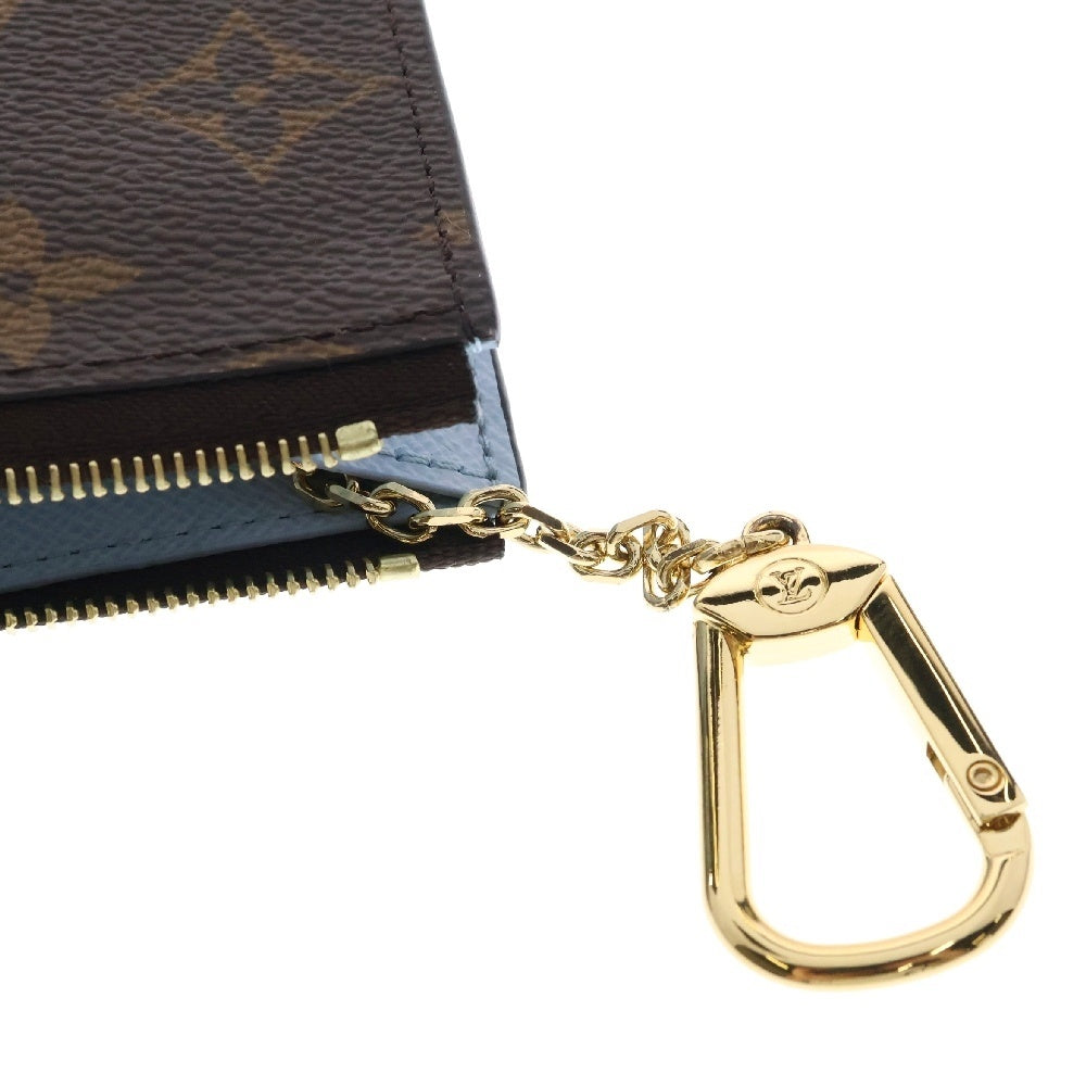 LOUIS VUITTON(ルイヴィトン) モノグラム カードキーケース ポルト クレ・ノア オランプブルー ブラウン PVC M83612