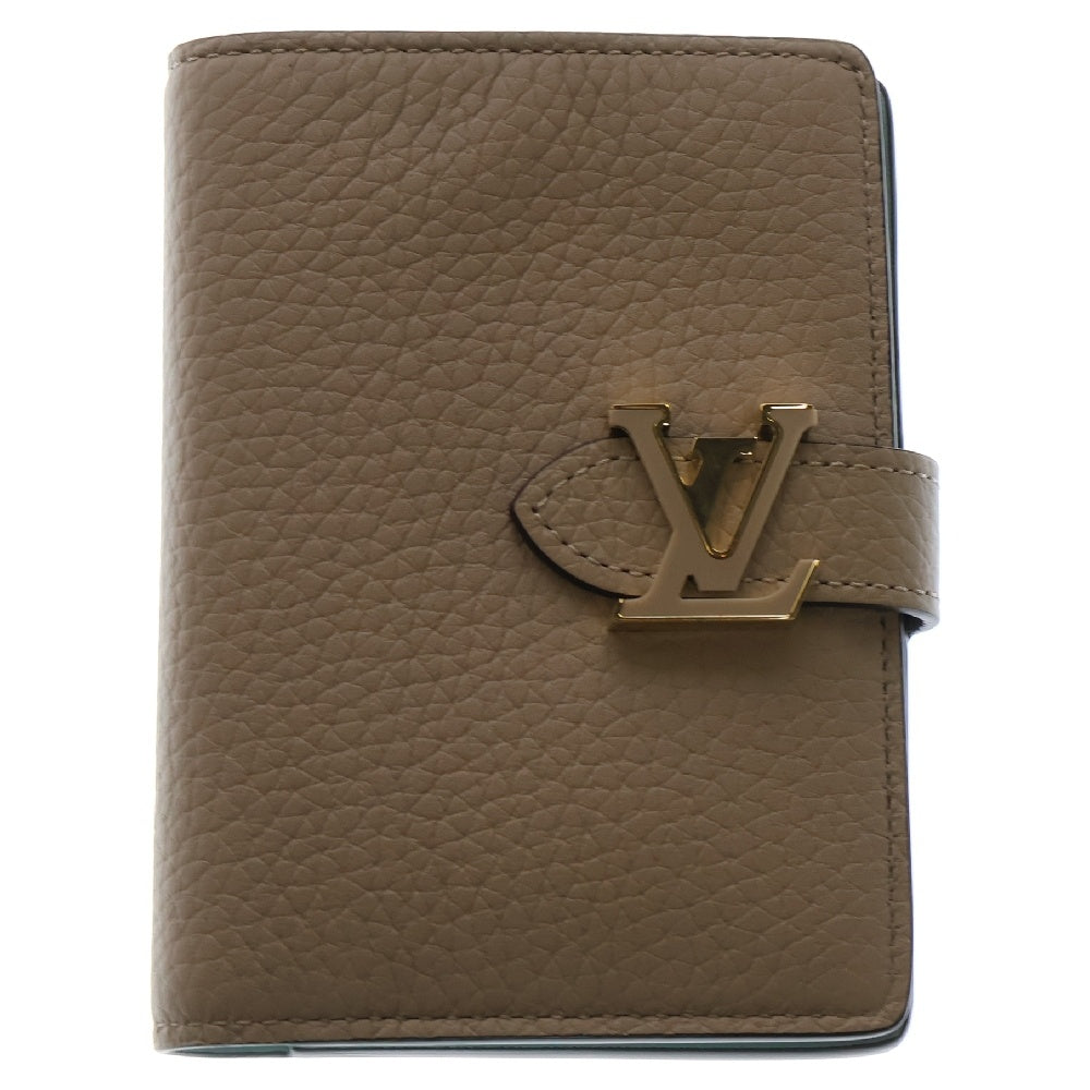 LOUIS VUITTON(ルイヴィトン) LV ヴェルティカル レザーコンパクトウォレット 財布 ベージュ M82198