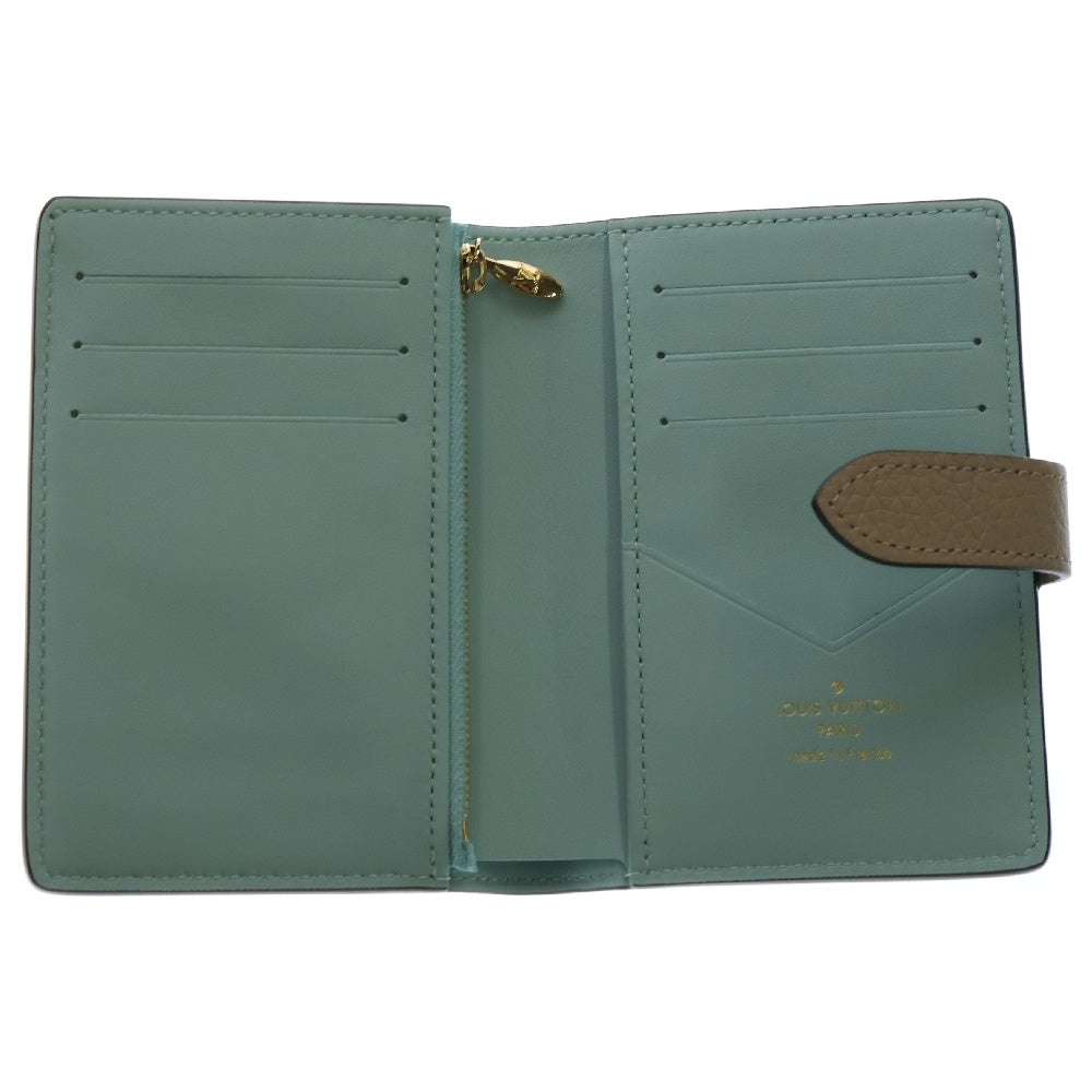 LOUIS VUITTON(ルイヴィトン) LV ヴェルティカル レザーコンパクトウォレット 財布 ベージュ M82198