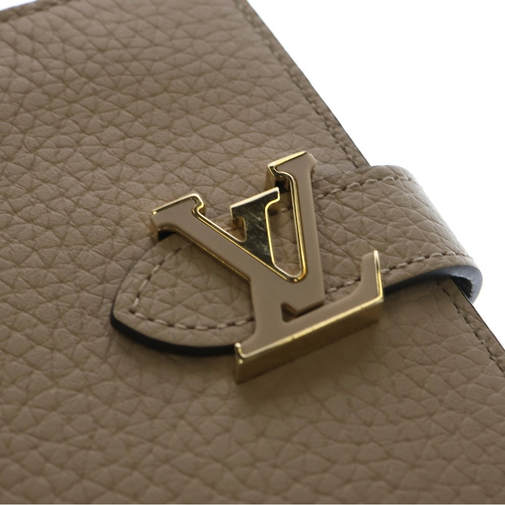 LOUIS VUITTON(ルイヴィトン) LV ヴェルティカル レザーコンパクトウォレット 財布 ベージュ M82198