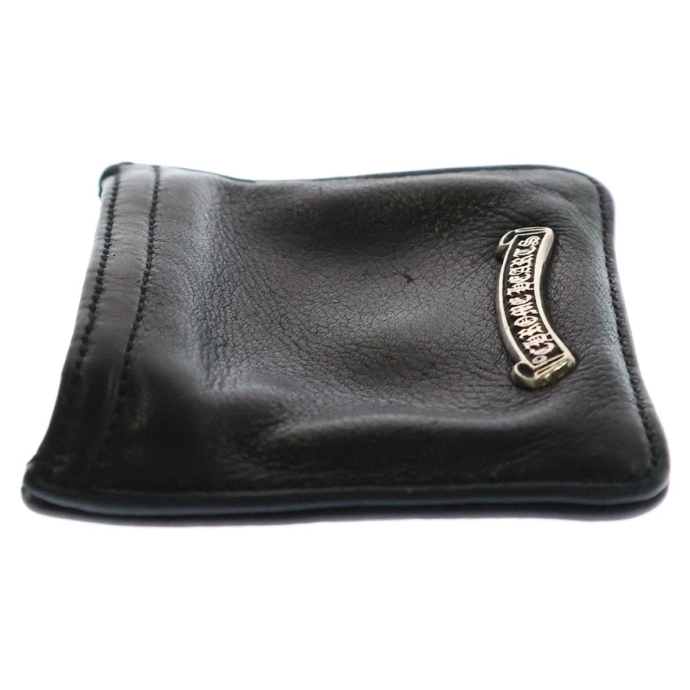 CHROME HEARTS(クロムハーツ) ZPR CHNG PURSE2 チェンジパース #2ダガージップコインケース レザー ブラック