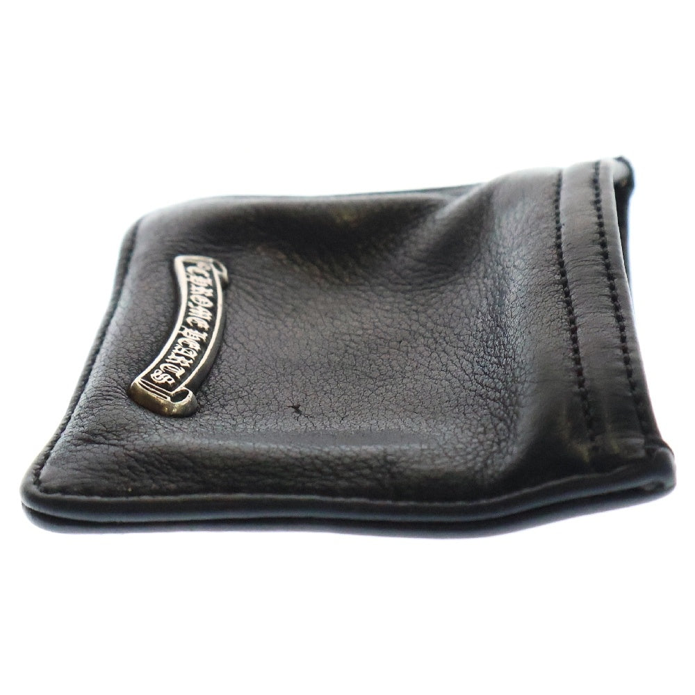 CHROME HEARTS(クロムハーツ) ZPR CHNG PURSE2 チェンジパース #2ダガージップコインケース レザー ブラック
