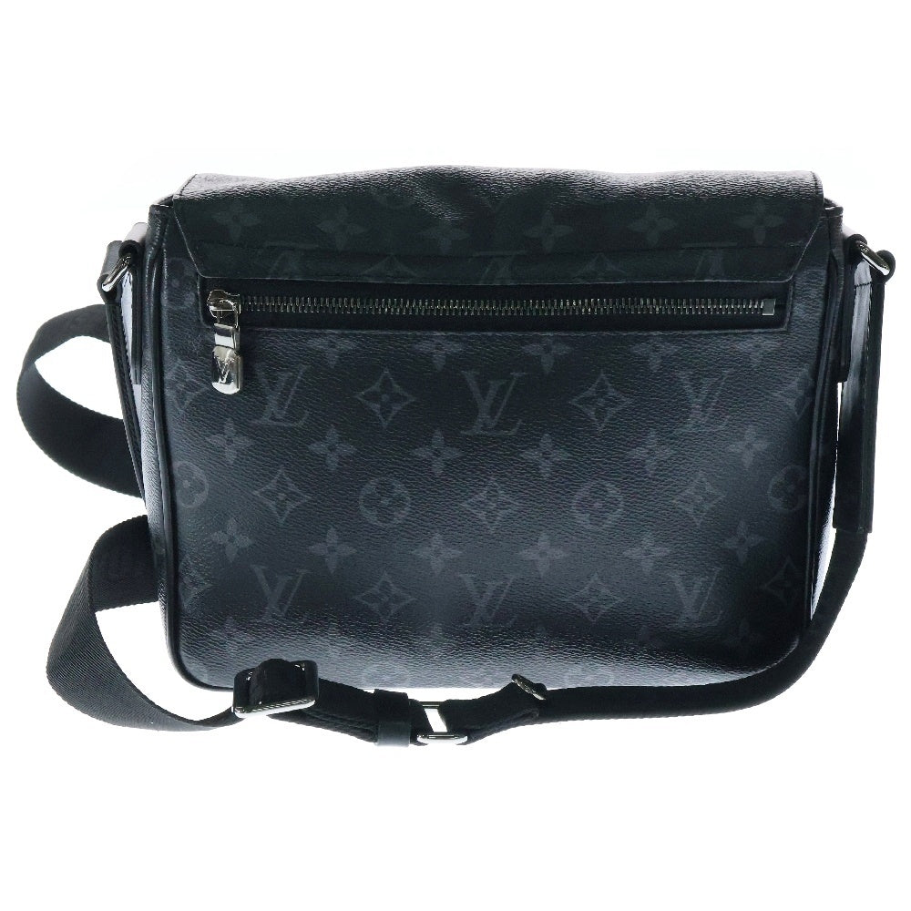 LOUIS VUITTON(ルイヴィトン) モノグラムエクリプス ディスリクトPM ショルダーバッグ ブラック シルバー金具 PVC M46255