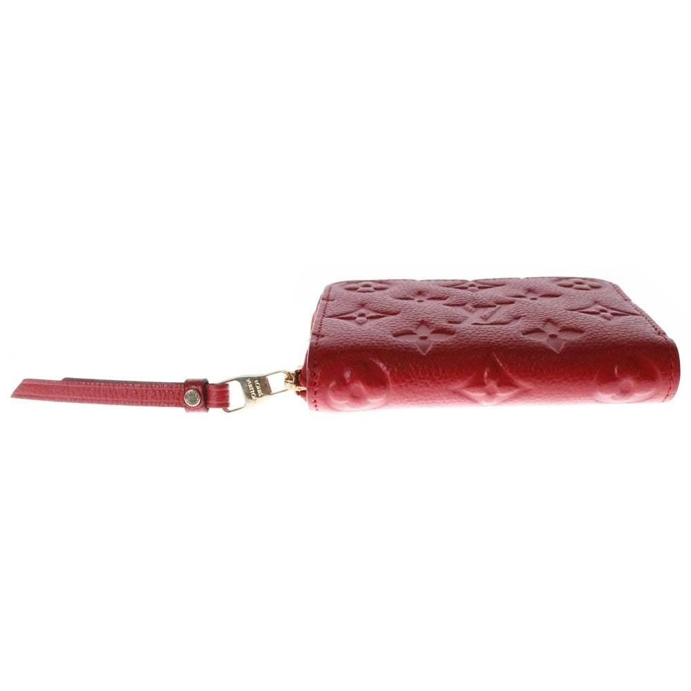 LOUIS VUITTON(ルイヴィトン) モノグラム アンプラント レザージッピーコインパース 小銭入れ 財布 レッド M60740