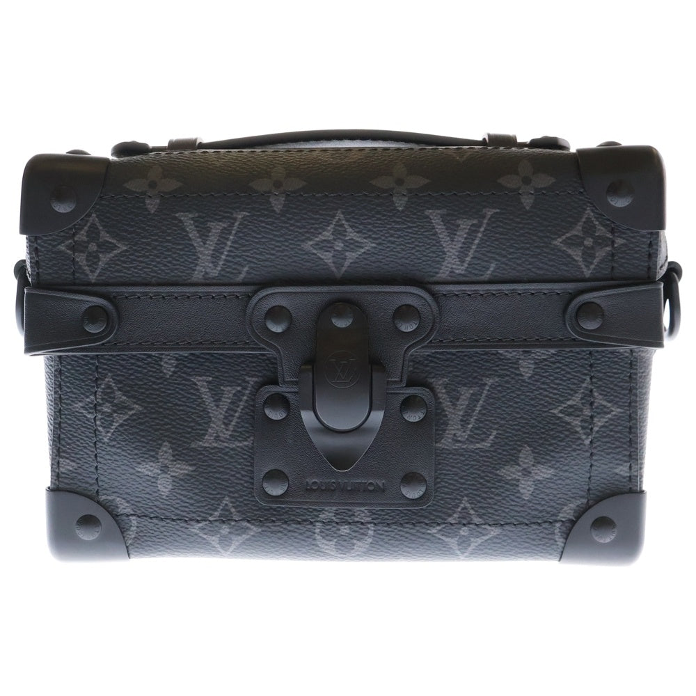 LOUIS VUITTON(ルイヴィトン) モノグラム エクリプス ソウル・トランク 2WAYバッグ ハンドバッグ ショルダーバッグ ブラック ブラック金具 レザー×PVC M11743