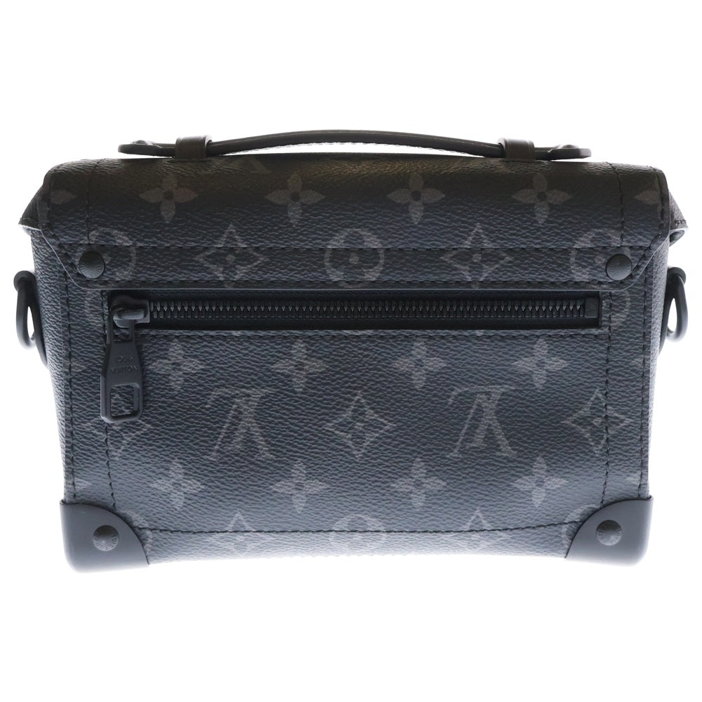 LOUIS VUITTON(ルイヴィトン) モノグラム エクリプス ソウル・トランク 2WAYバッグ ハンドバッグ ショルダーバッグ ブラック ブラック金具 レザー×PVC M11743