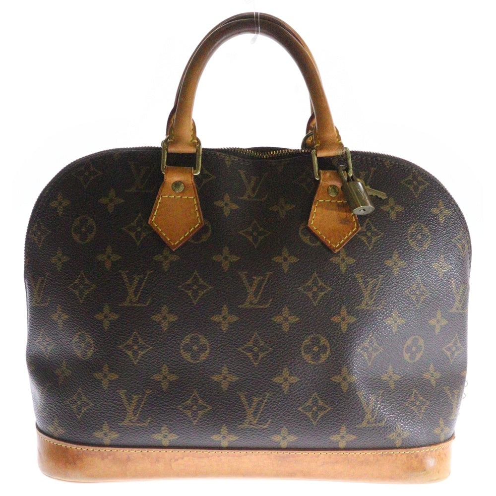 LOUIS VUITTON(ルイヴィトン) モノグラム アルマPM ハンドバッグ ブラウン ゴールド金具 レザー×PVC M51130