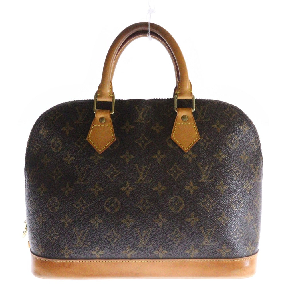 LOUIS VUITTON(ルイヴィトン) モノグラム アルマPM ハンドバッグ ブラウン ゴールド金具 レザー×PVC M51130