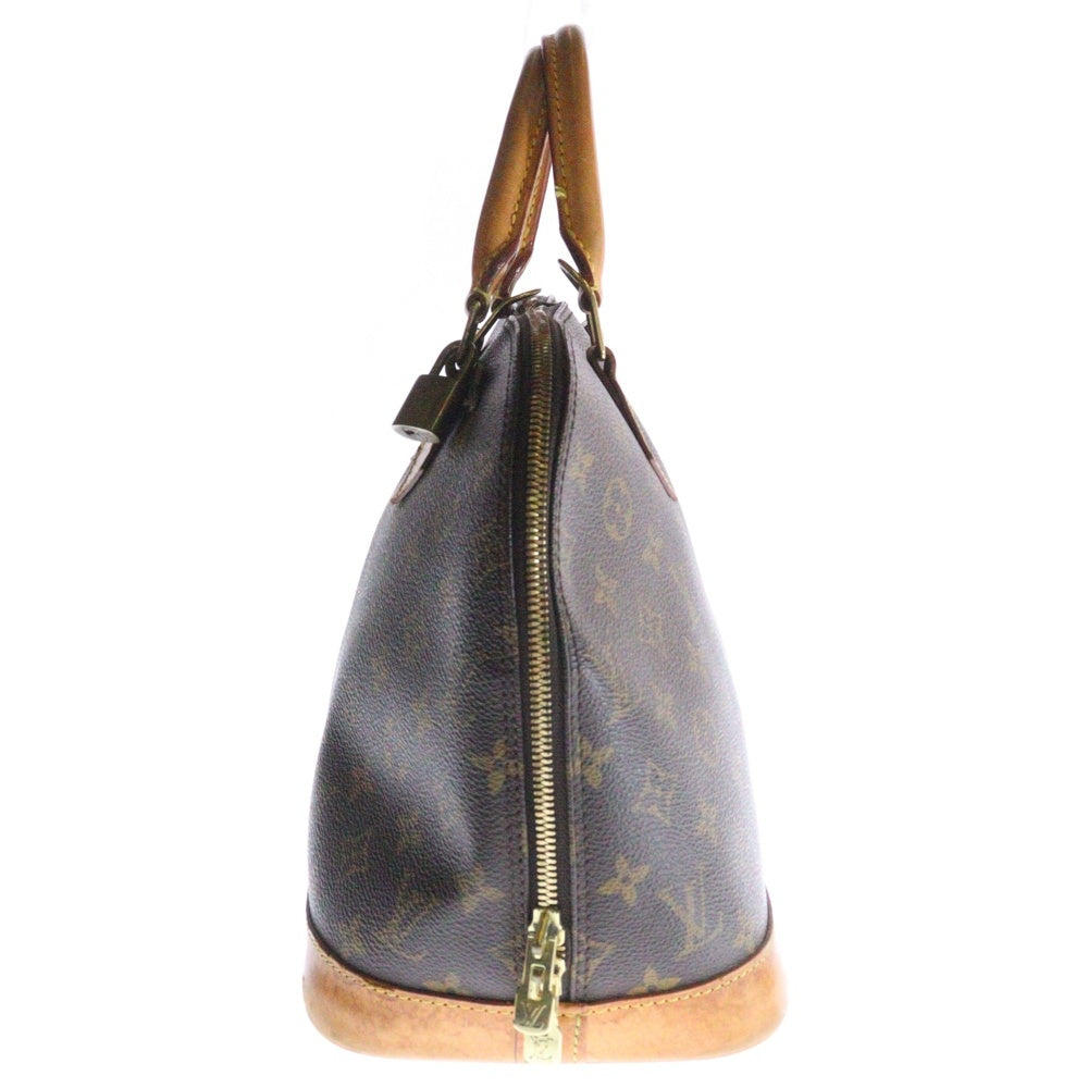 LOUIS VUITTON(ルイヴィトン) モノグラム アルマPM ハンドバッグ ブラウン ゴールド金具 レザー×PVC M51130