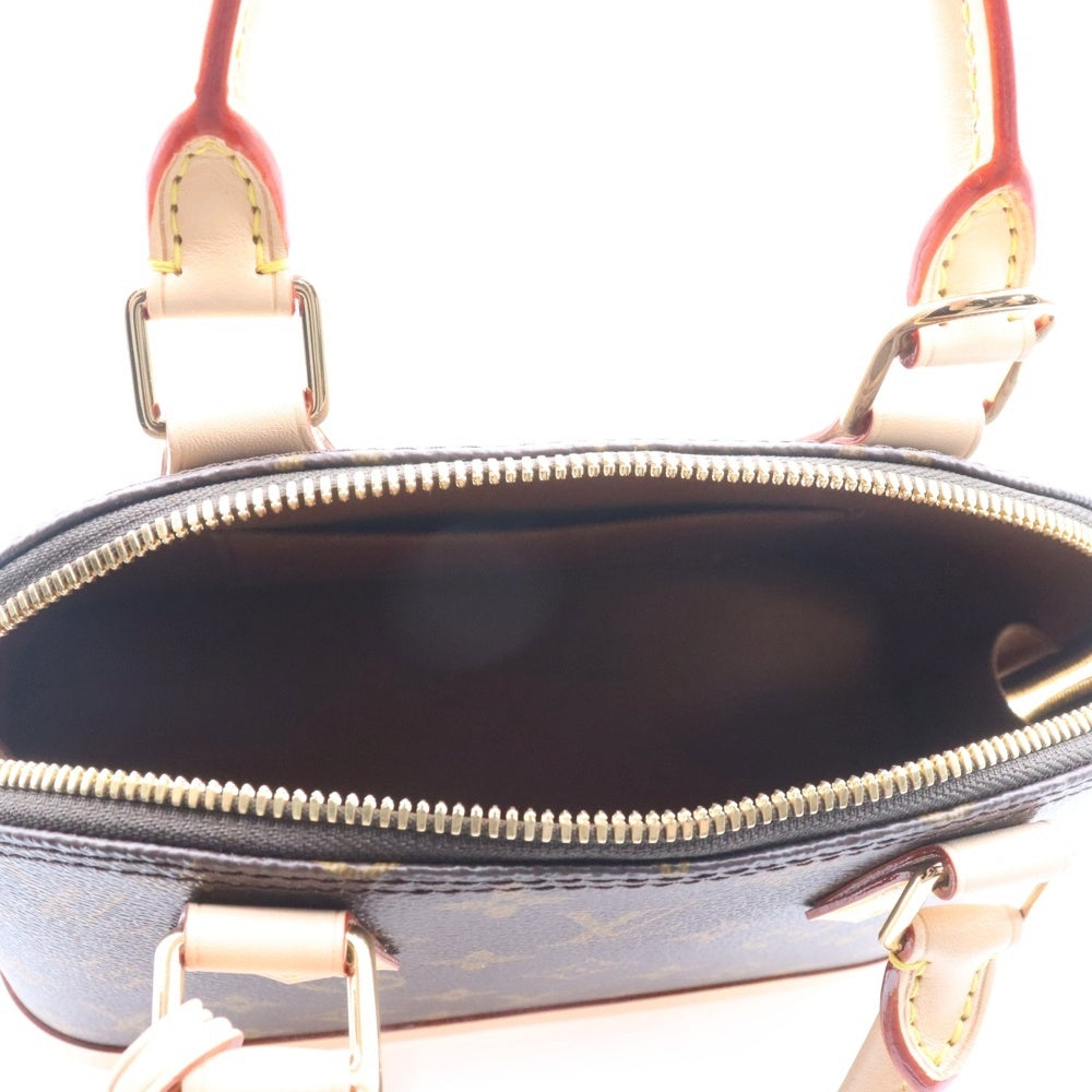 LOUIS VUITTON(ルイヴィトン) アルマBB モノグラム PVC レザー 2WAY ハンド ショルダーバッグ ゴールド金具 ブラウン M46990 RFID