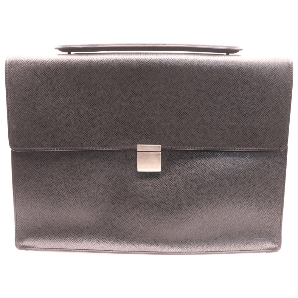 LOUIS VUITTON(ルイヴィトン) タイガ アンガラ ハンドバッグ ビジネスバッグ ブラック シルバー金具 レザー M30772