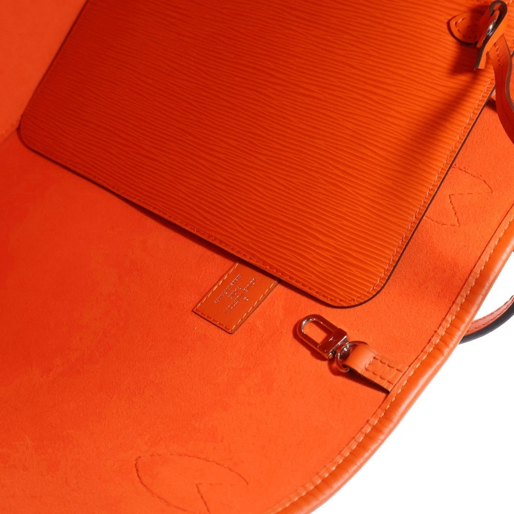 LOUIS VUITTON(ルイヴィトン) エピ ネヴァーフルMM トートバッグ ハンドバッグ オレンジ レザー シルバー金具 M40884