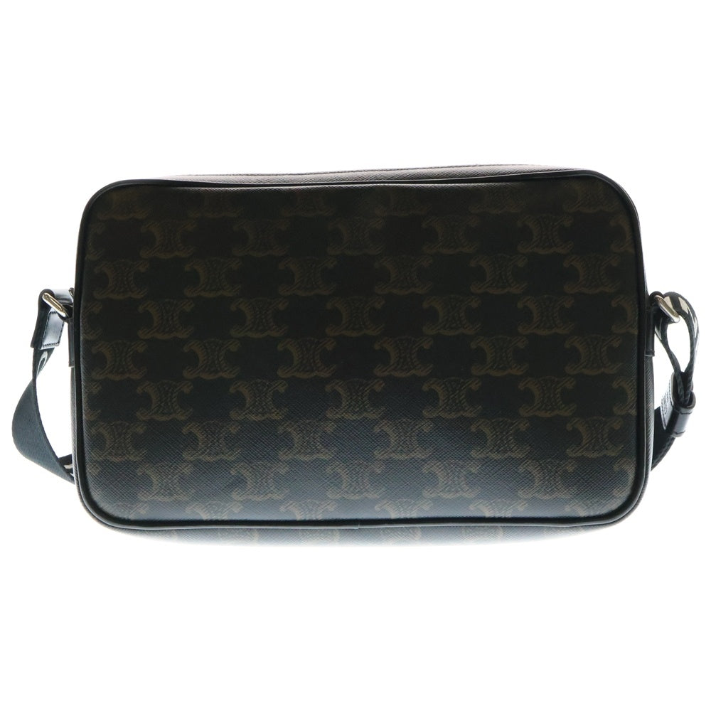 CELINE(セリーヌ) トリオンフ ミディアム メッセンジャーバッグ ショルダーバッグ ブラウン PVC×レザー 197202DND