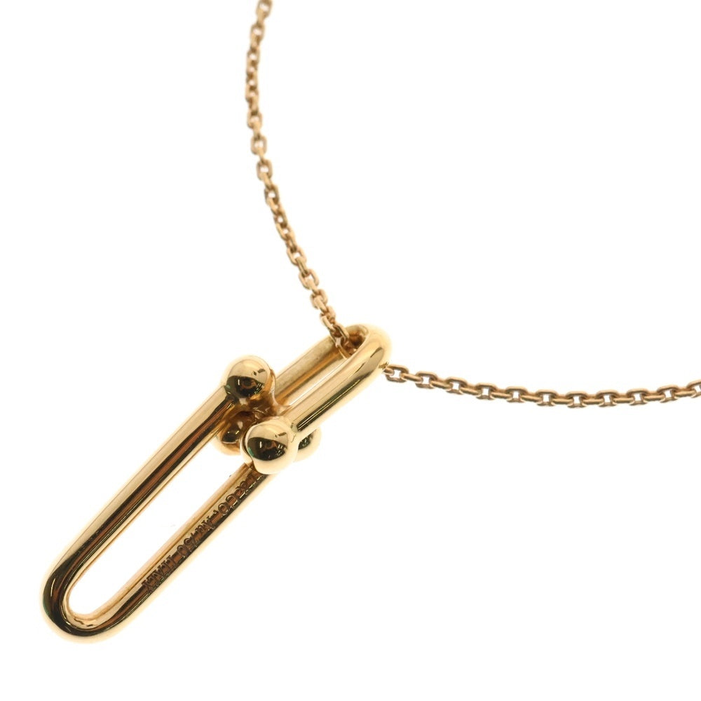 TIFFANY&Co(ティファニー) ハードウェア リンク ネックレス ペンダント Au750 K18 PG ピンクゴールド