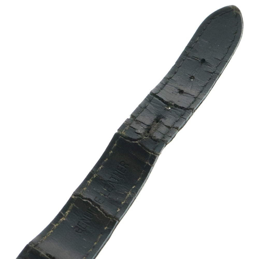 LONGINES(ロンジン) プレゼンス ゴールド文字盤 腕時計 ウォッチ ブラック SS×レザー/QZ L4.720.2