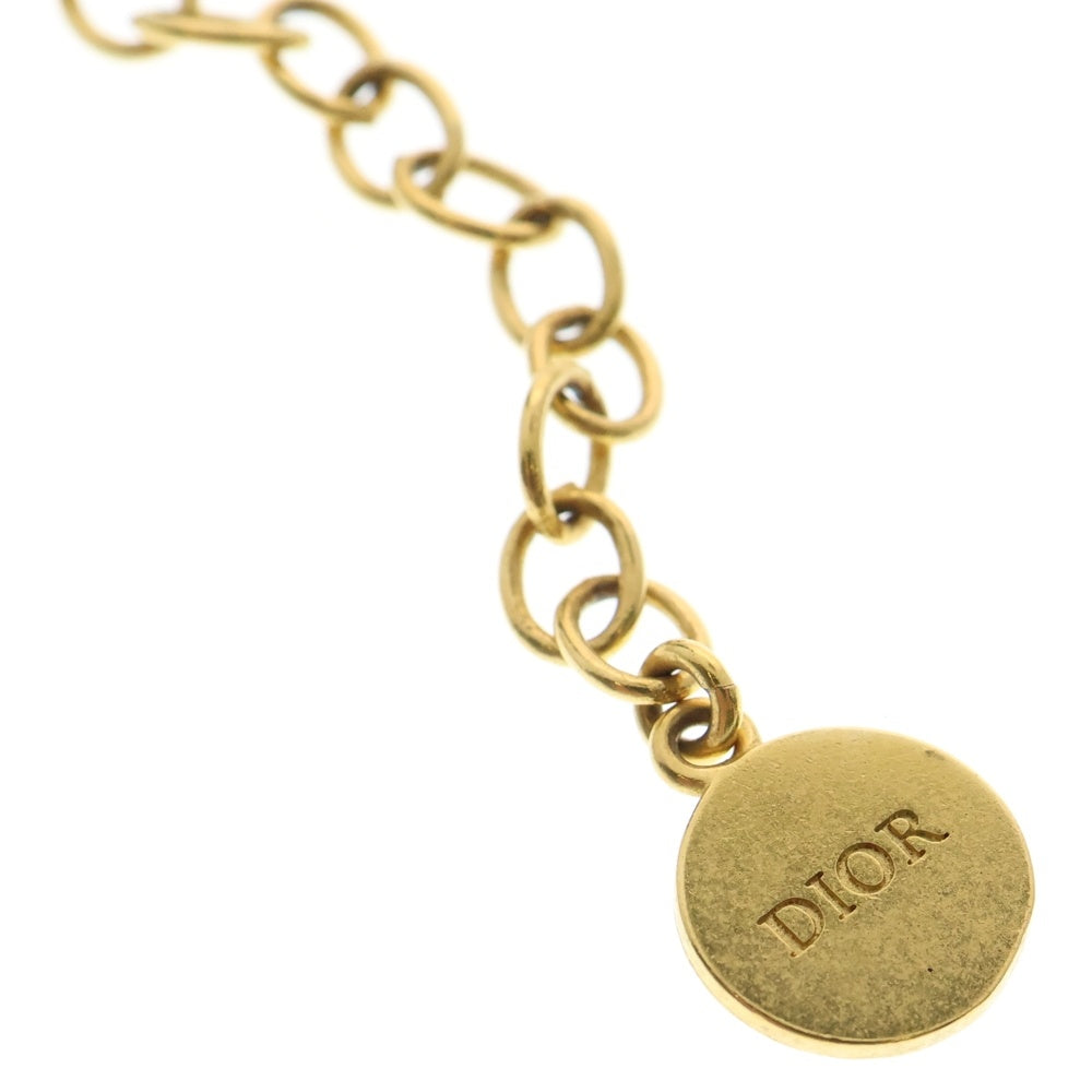 Christian Dior(クリスチャンディオール) CDロゴ チェーン ネックレス チョーカー ゴールド GDメッキ