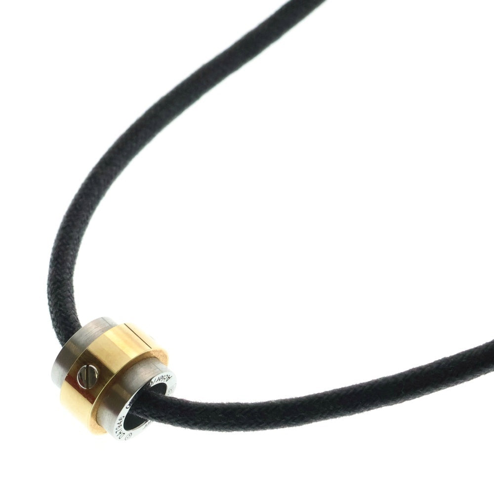 Cartier(カルティエ) サントス100 コードネックレス K18YG イエローゴールド/シルバー レディース