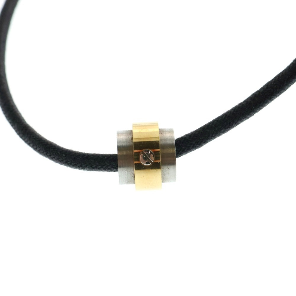 Cartier(カルティエ) サントス100 コードネックレス K18YG イエローゴールド/シルバー レディース