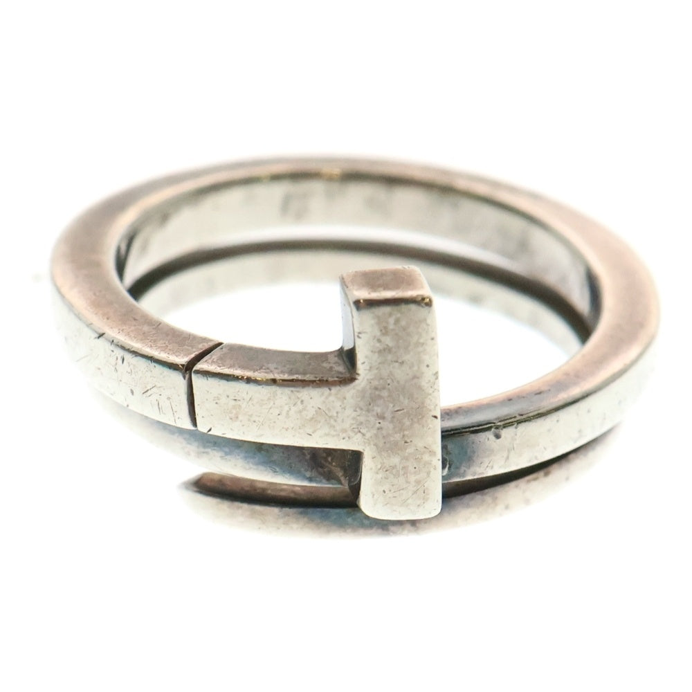 TIFFANY&Co(ティファニー) Tスクエア ラップリング 指輪 シルバー Ag925 5.3g