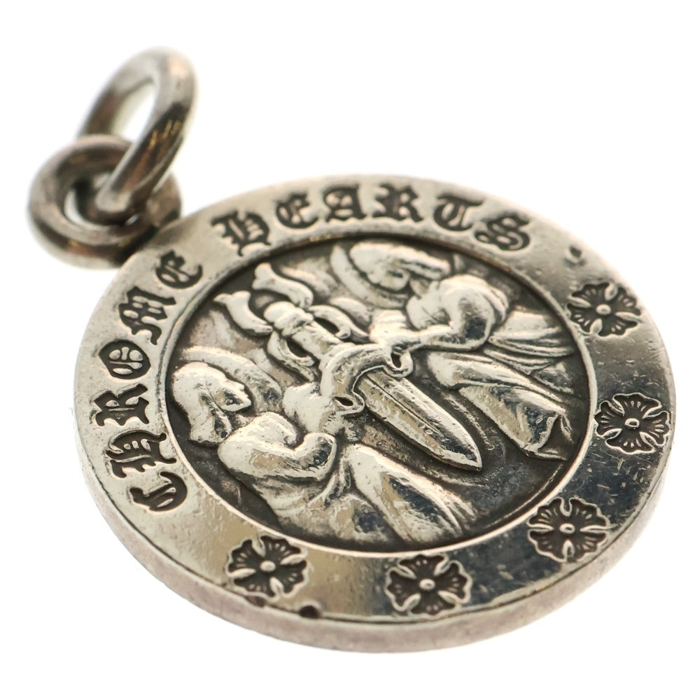 CHROME HEARTS(クロムハーツ) CHRM ANGL MDL V2 エンジェルメダルチャーム ペンダントトップ シルバーBCA229