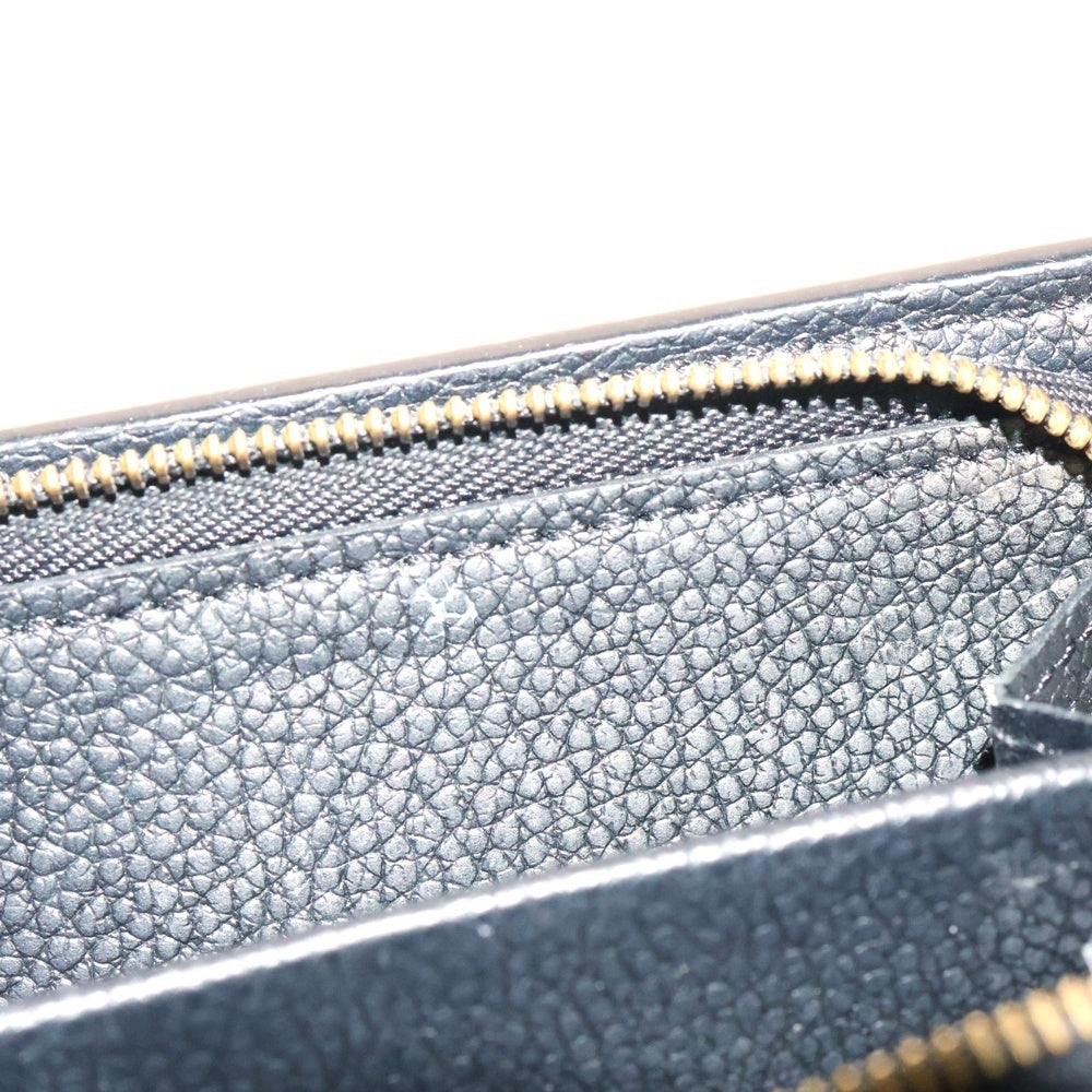LOUIS VUITTON(ルイヴィトン) モノグラムアンプラント ポルトフォイユ・クレア コンパクトウォレット 三つ折り財布 コインケース ブラック ゴールド金具 レザー M80151