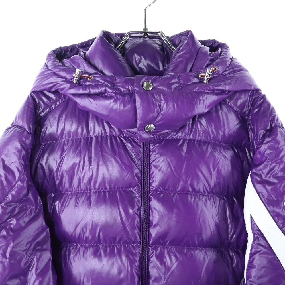 MONCLER(モンクレール) 22AW CORYDALE コーリーデール Mロゴ フーデッド ジップアップ ダウンジャケット パープル H20911A00101 68950