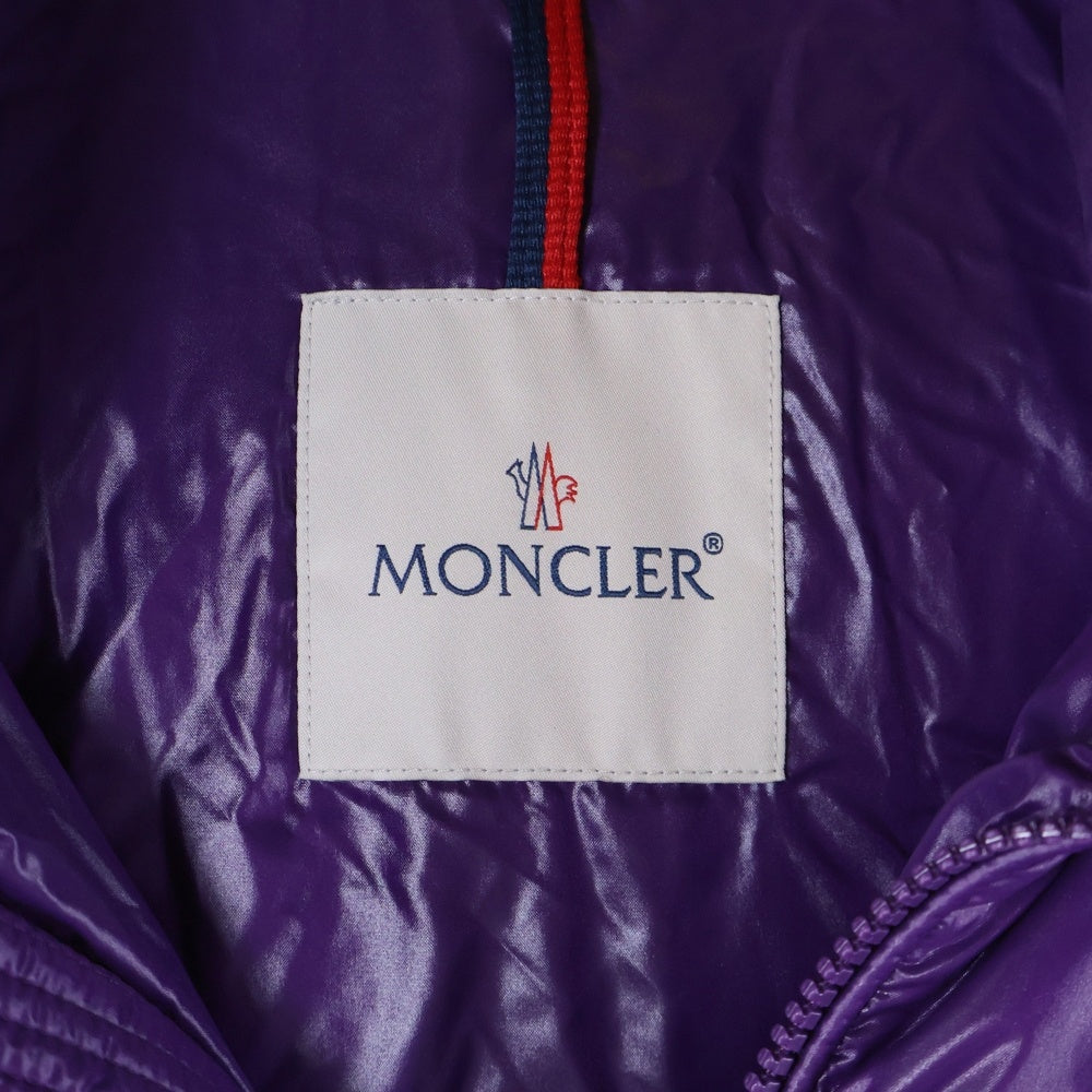 MONCLER(モンクレール) 22AW CORYDALE コーリーデール Mロゴ フーデッド ジップアップ ダウンジャケット パープル H20911A00101 68950