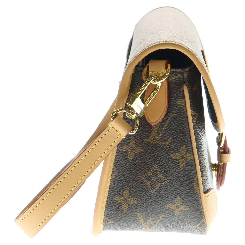 LOUIS VUITTON(ルイヴィトン) モノグラム ディアヌNM ショルダーバッグ ミニバッグ ブラウン ゴールド金具 レザー×PVC M45985