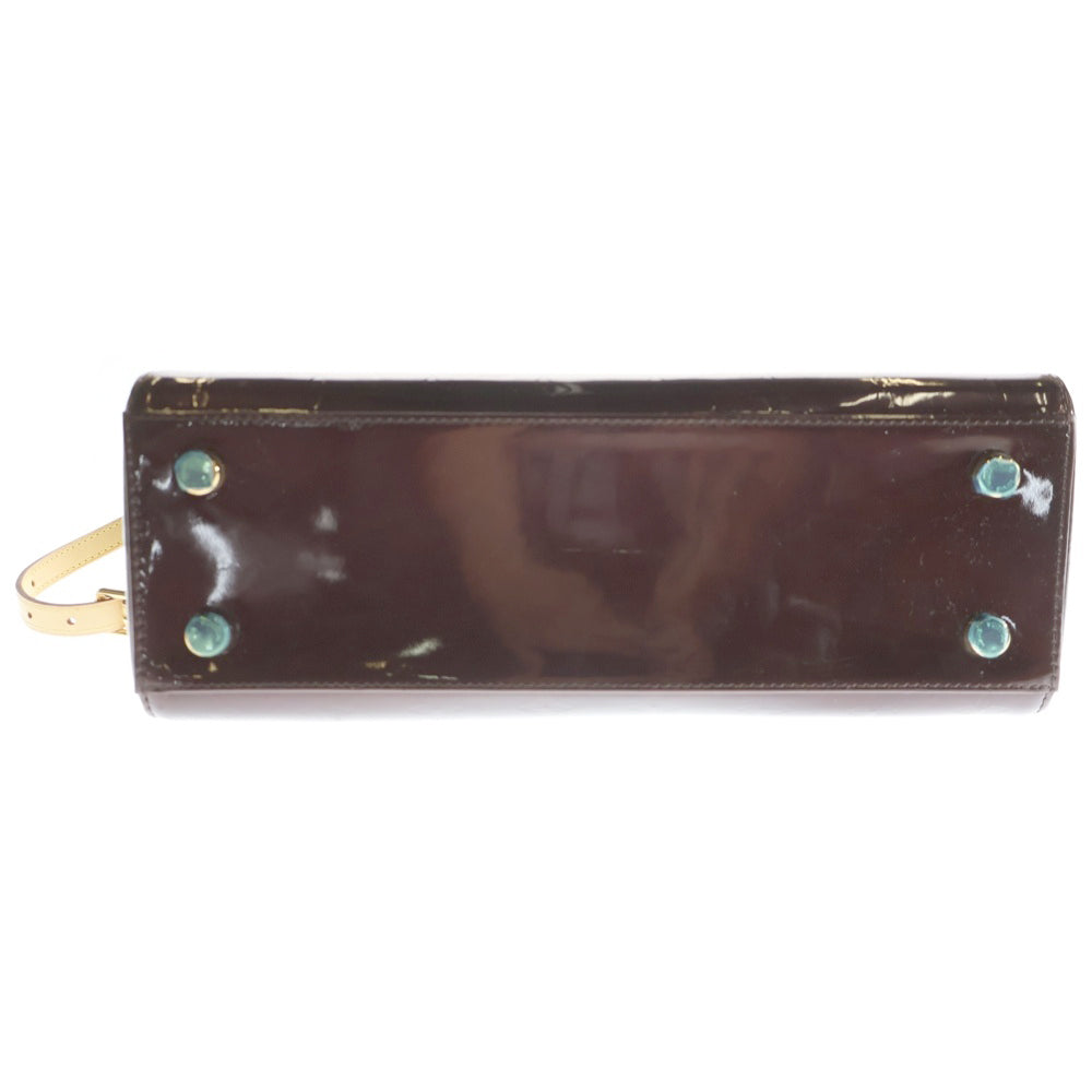 LOUIS VUITTON(ルイヴィトン) モノグラム ヴェルニ ブレアMM 2WAY パテントレザーハンドバッグ ショルダーバッグ ブラウン レディース M91619