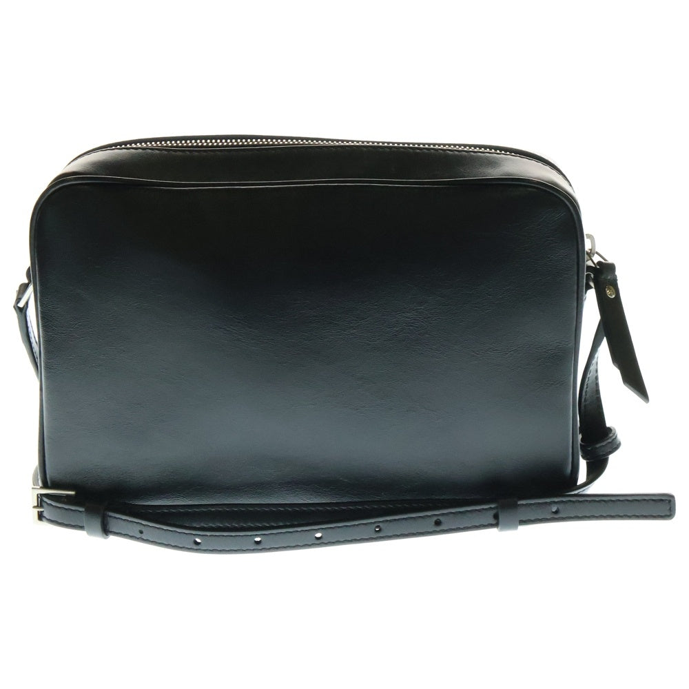 YVES SAINT LAURENT(イヴサンローラン) ハートスタッズ ショルダーバッグ ブラック シルバー金具 フリンジ レザー