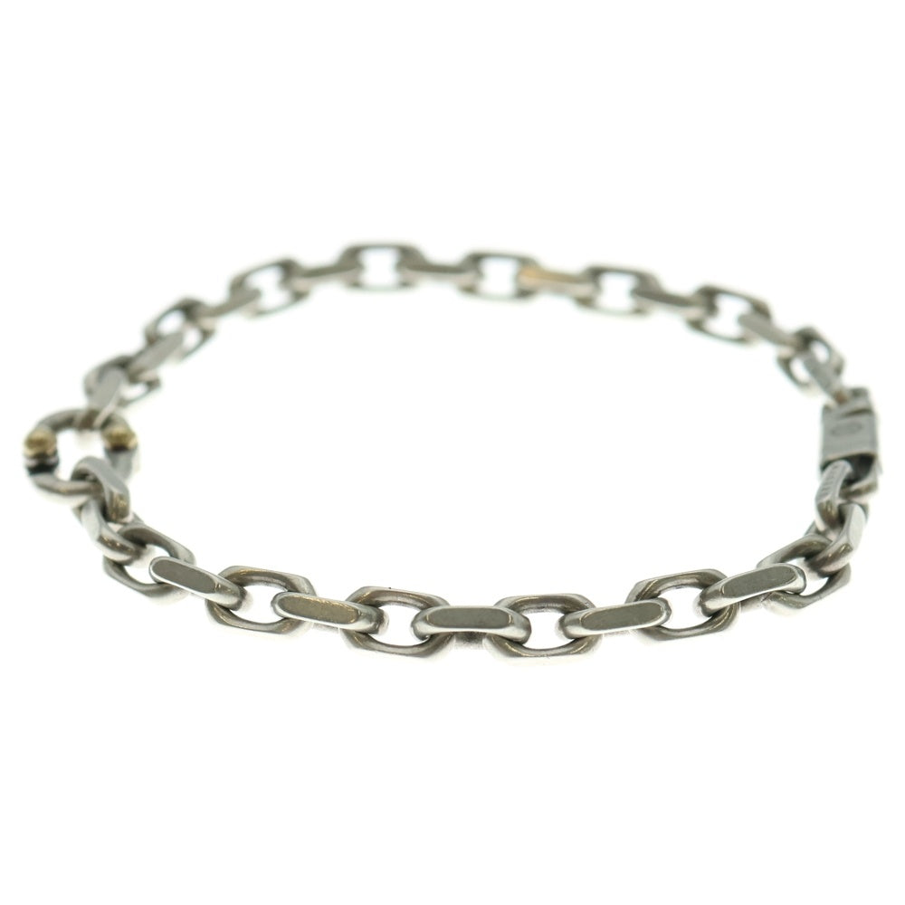 TIFFANY&Co(ティファニー) メイカーズ ナロー チェーン ブレスレット シルバー SV×YG 20.4g