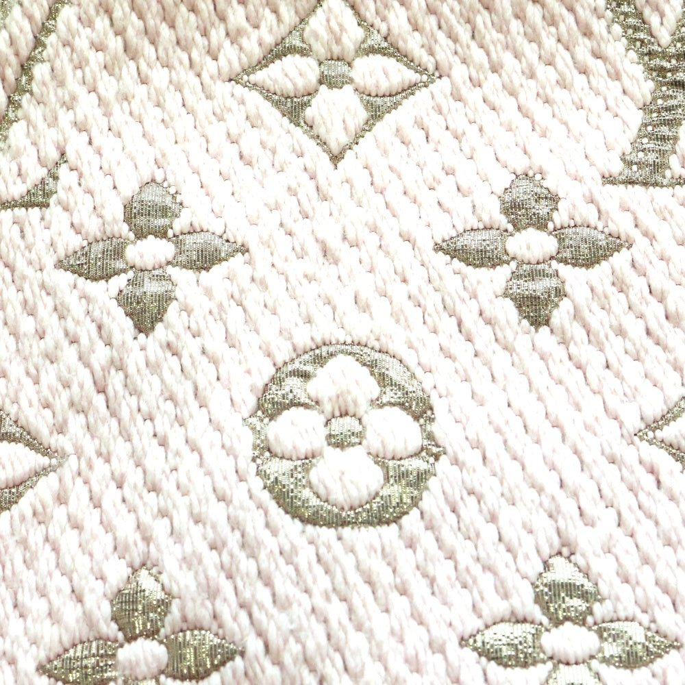 LOUIS VUITTON(ルイヴィトン) エシャルプ ロゴマニア シャイン モノグラム シルク混 ウール フリンジマフラー ピンク M70466