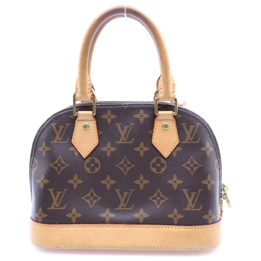 LOUIS VUITTON(ルイヴィトン) アルマBB モノグラム PVC レザー 2WAY ハンド ショルダーバッグ ゴールド金具 ブラウン M53152