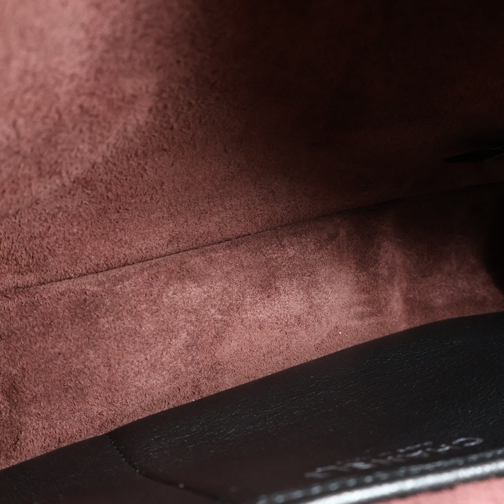 CHANEL(シャネル) ジャングル ストロール マトラッセ ココマーク ターンロック レザー 2WAY チェーン ハンド ショルダーバッグ シルバー金具 ブラック 25番台