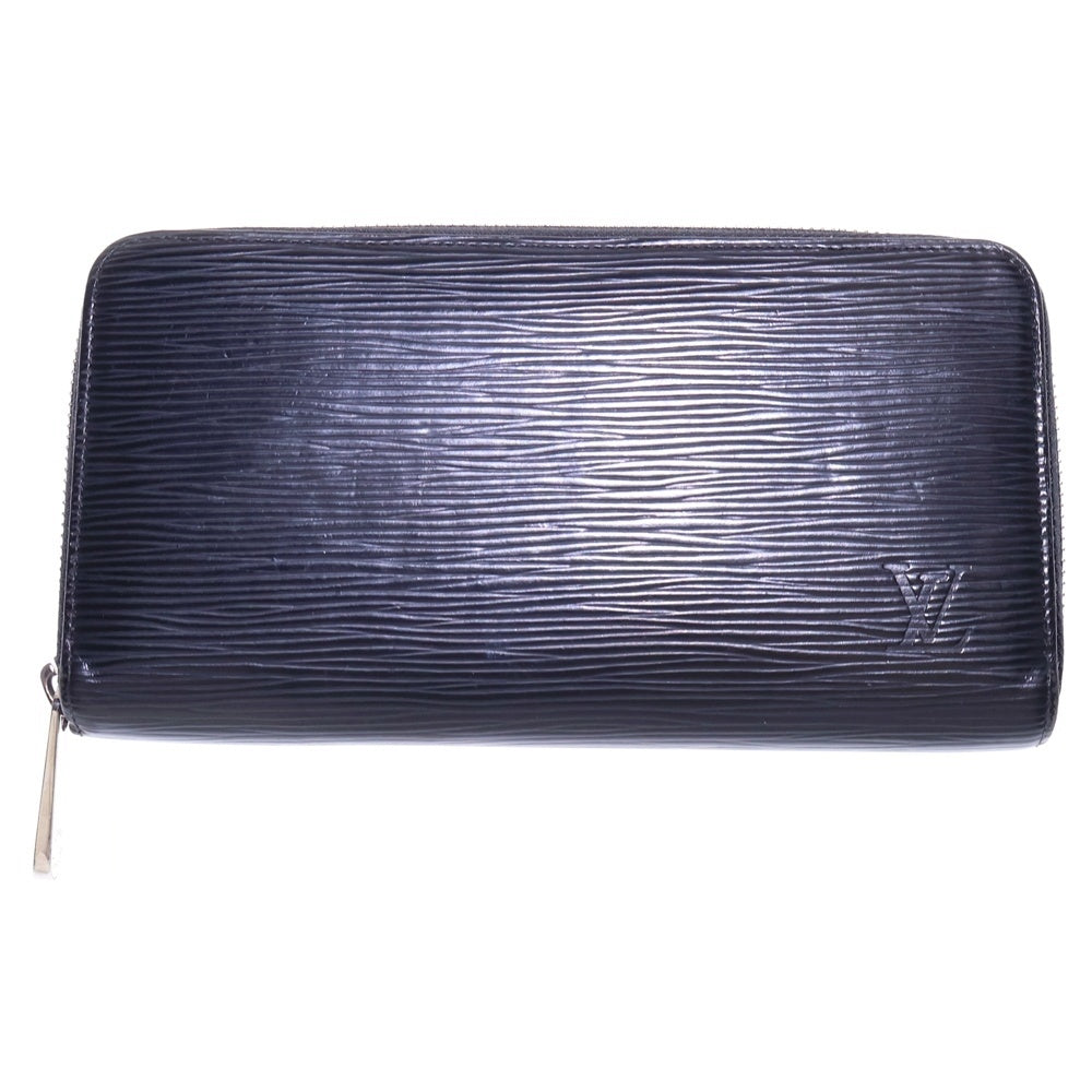 LOUIS VUITTON(ルイヴィトン) エピ ジッピーウォレット ラウンドジップ長財布 ロングウォレット ブラック レザー シルバー金具 M68755