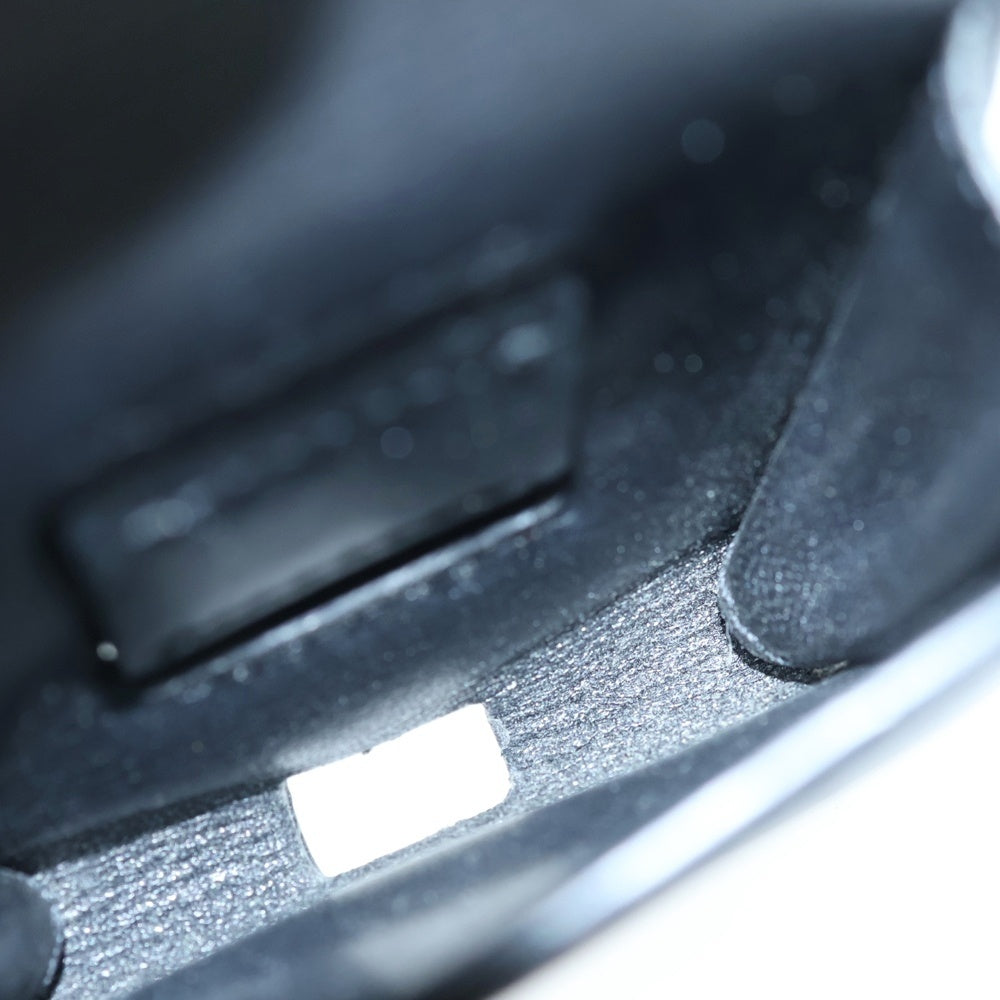 DIOR(ディオール) サドル Airpods pro ケース バッグチャーム キーリング ブラック レザー