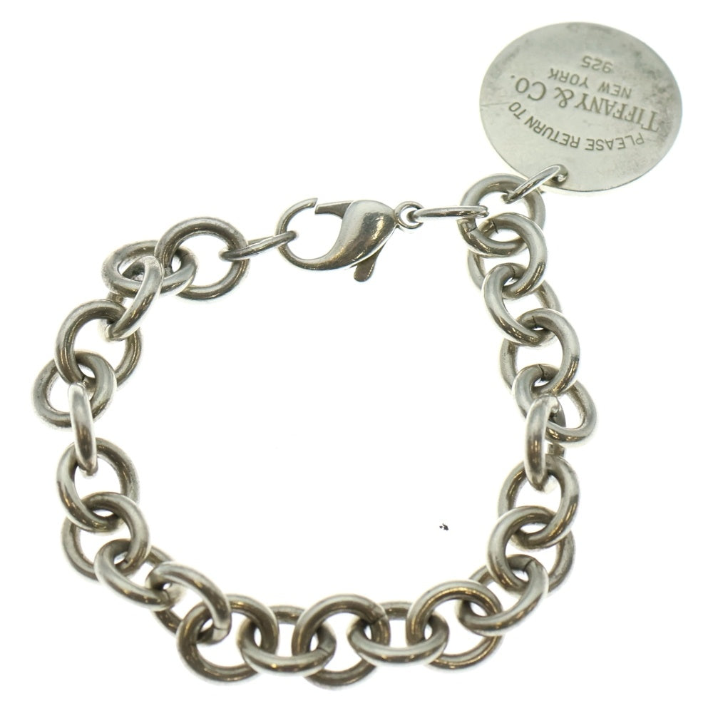 TIFFANY & Co.(ティファニー) リターントゥ ラウンドタグ チェーン ブレスレット シルバー
