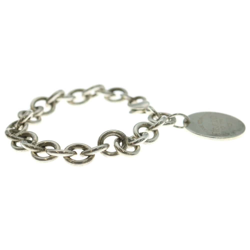 TIFFANY & Co.(ティファニー) リターントゥ ラウンドタグ チェーン ブレスレット シルバー