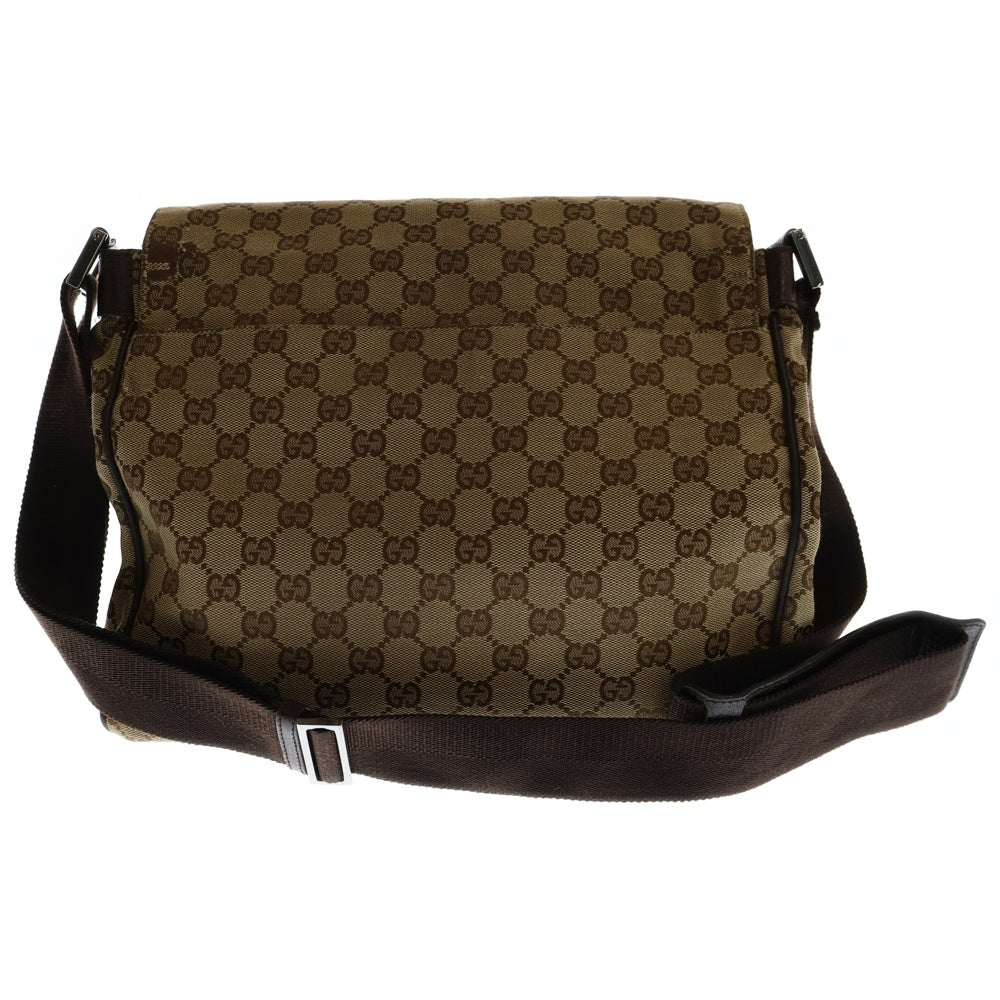 GUCCI(グッチ) GGキャンバス メッセンジャーバッグ ショルダーバッグ ベージュ キャンバス 146236