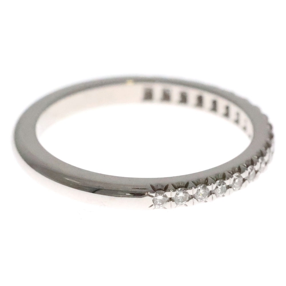 TIFFANY & Co.(ティファニー) ソレスト ハーフエタニティ ダイヤ付リング 指輪 Pt950 プラチナシルバー