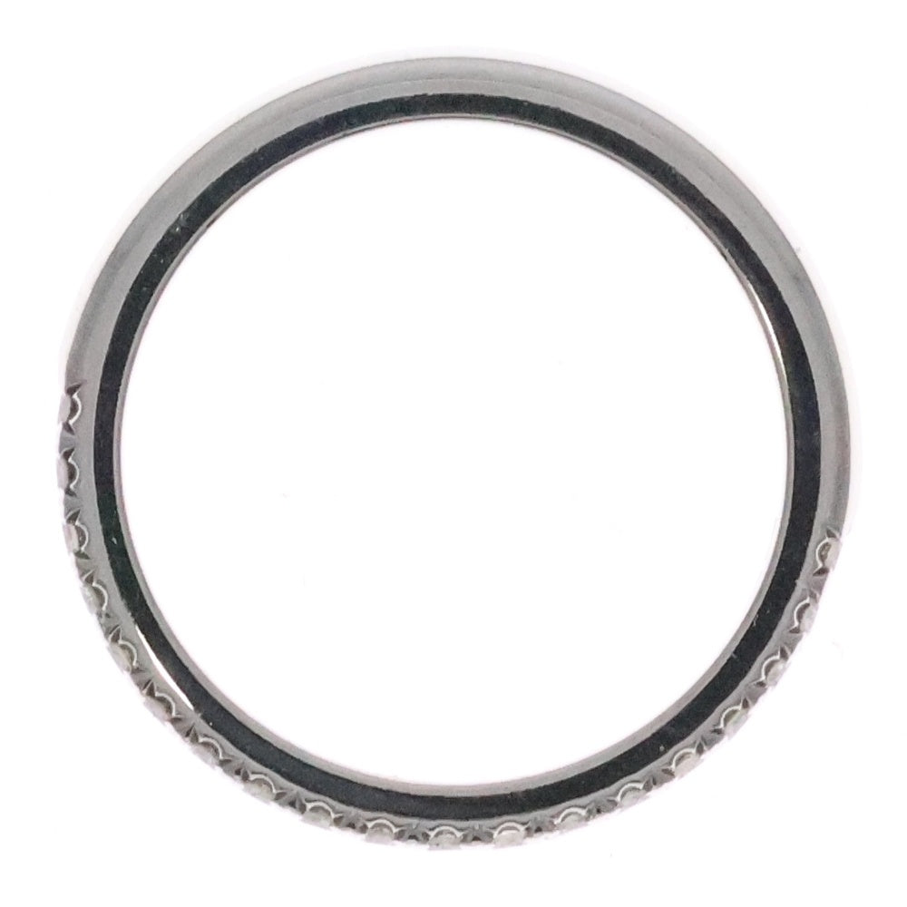 TIFFANY & Co.(ティファニー) ソレスト ハーフエタニティ ダイヤ付リング 指輪 Pt950 プラチナシルバー