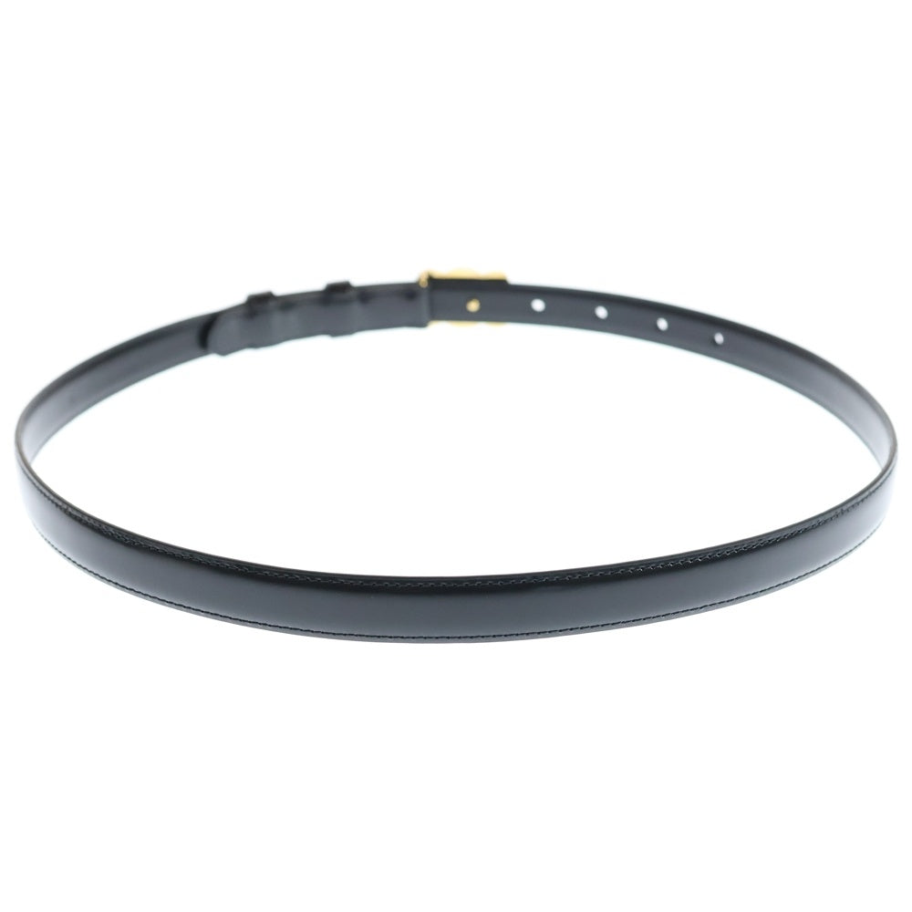 CELINE(セリーヌ) トリオンフ ベルト ブラック レザー ゴールド金具